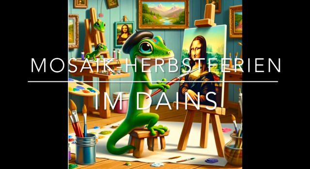 Mehr Herbstferien-Mosaike mit Glitzer-Song