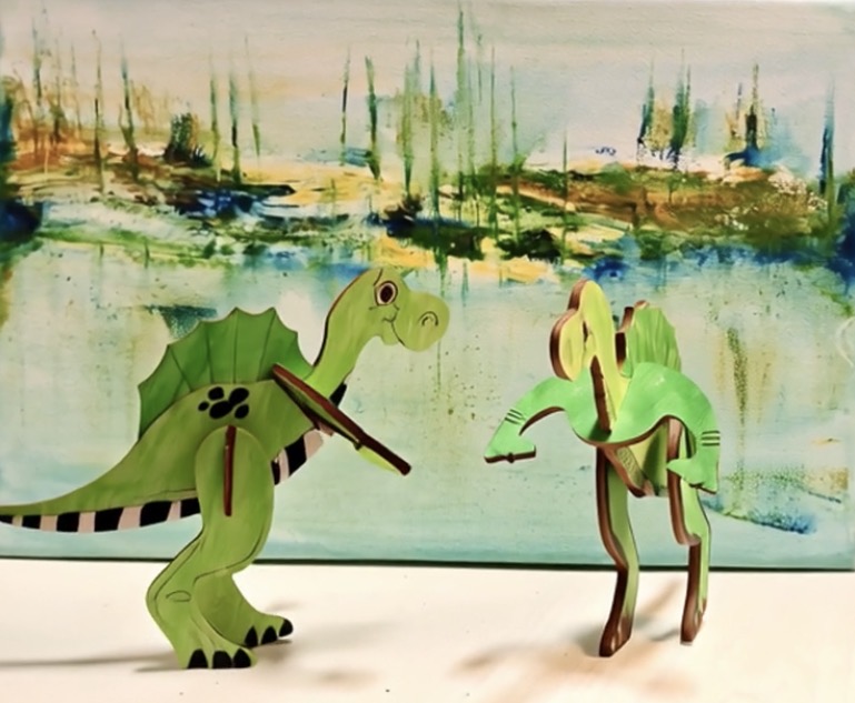 Mosaik-Dinos im DainS