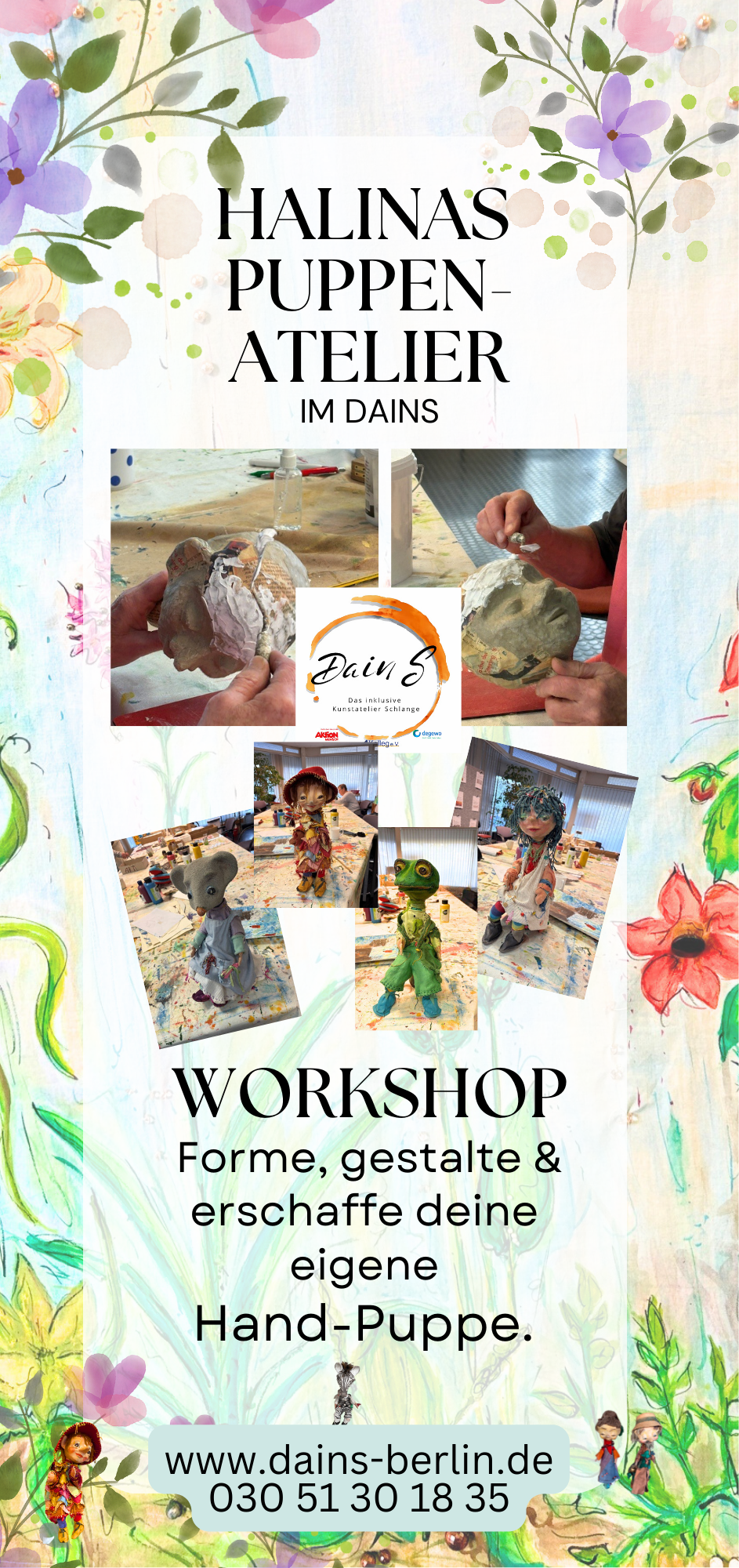 Workshop – Halinas Puppen-Atelier im DainS